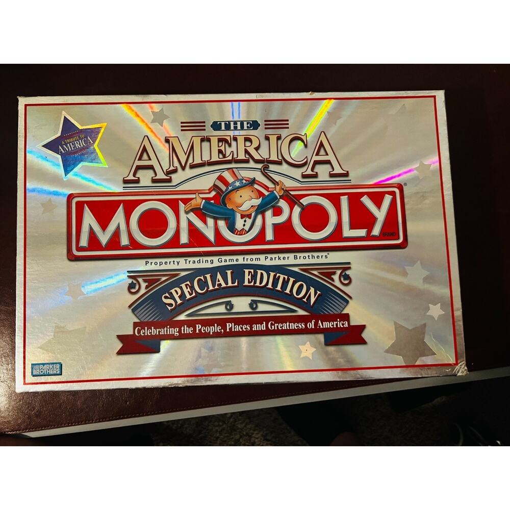 2002 Monopoly The America Special Edition NEW Sealed
